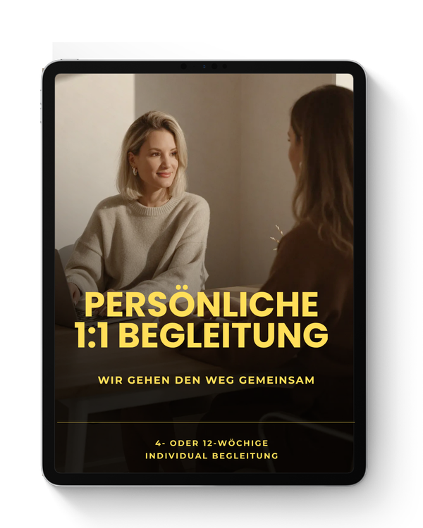 Persönliche 1:1-Begleitung mit Vicky Baumann: 4- oder 12-wöchige Begleitung, auf einem Tablet