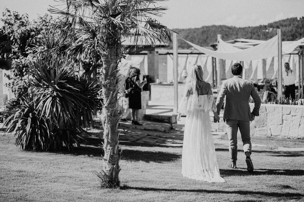 Boho beach wedding Greece