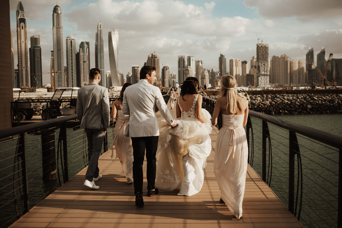 Boho-Glam Hochzeit in Dubai